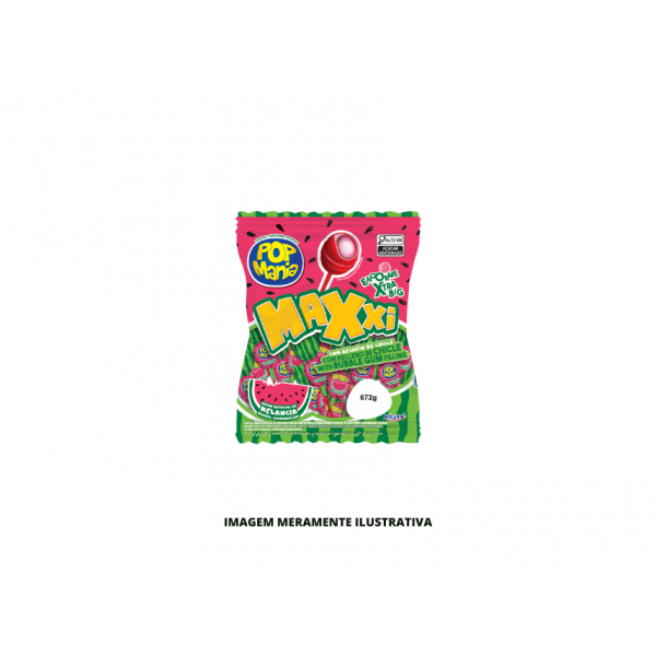 PIRULITO - RICLAN - 672g POP MANIA MAXXI MELANCIA